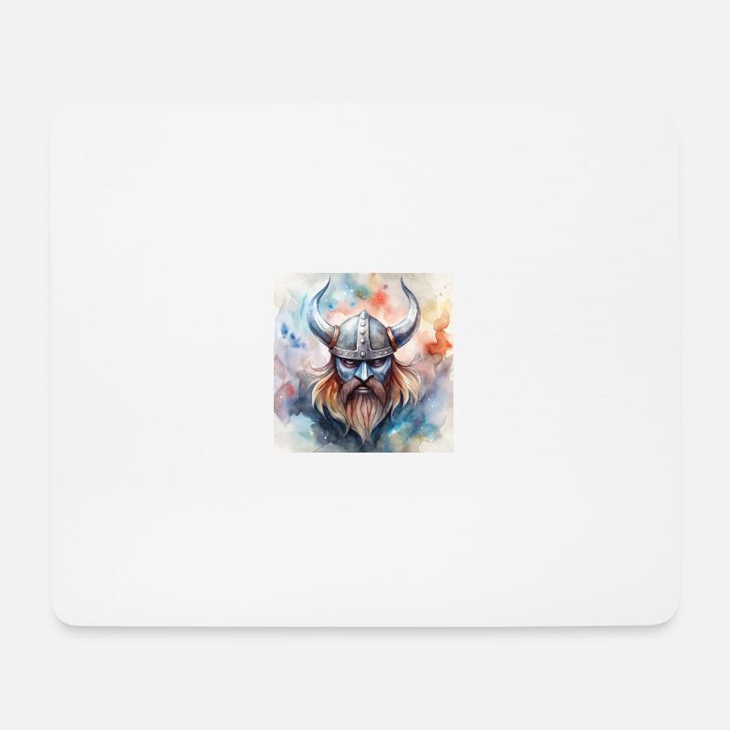Viking - Mousepad (Querformat) - Weiß