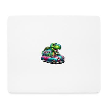 Auto Dino - Mouse Pad (horizontal) - white - Front