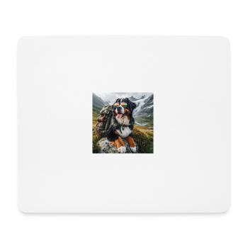 Bernese mountain dog - Mouse Pad (horizontal) - white - Front