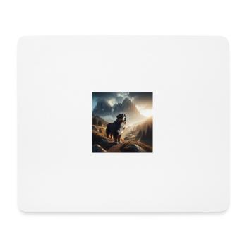 Bernese mountain dog - Mouse Pad (horizontal) - white - Front