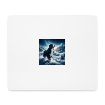 Bernese mountain dog - Mouse Pad (horizontal) - white - Front