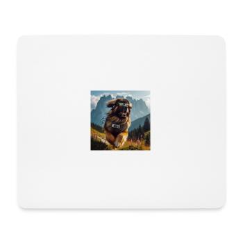 L’art de Leonberg - Tapis de souris (format paysage) - blanc - Devant