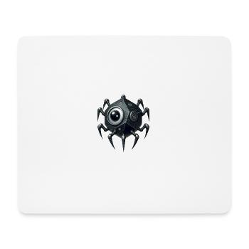Roboter mit vielen Beinen und einem Auge - Mousepad (Querformat) - Weiß - Vorne