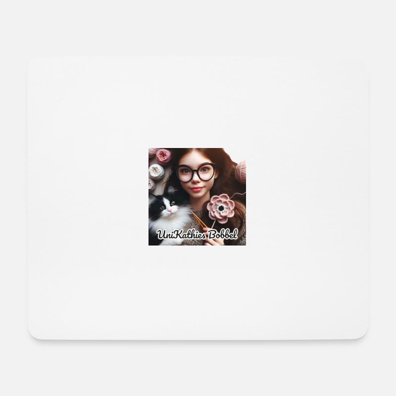Kathrinchen KI Bild - Mousepad (Querformat) - Weiß