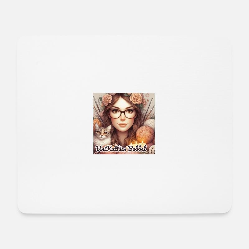 Unikathies KI - Mousepad (Querformat) - Weiß