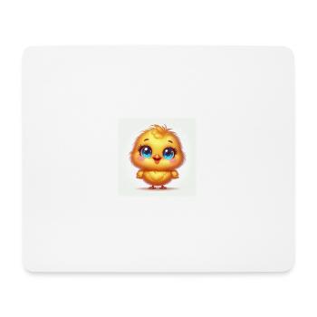 Sweet chick The cute chick with big eyes - Mouse Pad (horizontal) - white - Front