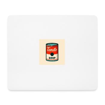 Tomato Soup Can in Risograph - Mouse Pad (horizontal) - white - Front