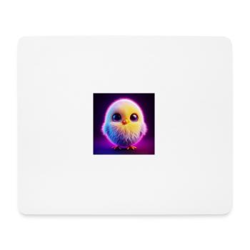 Chick 3D Hyperrealism Pastel Colors - Mouse Pad (horizontal) - white - Front