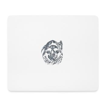 Schädel des Schnitters - Mousepad (Querformat) - Weiß - Vorne