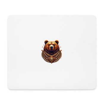 Bitcoin Bär - Mousepad (Querformat) - Weiß - Vorne