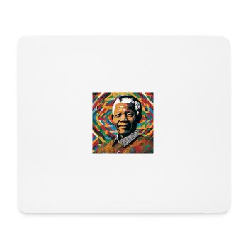 L'Héritage de Mandela : Un Legacy en Couleurs - Tapis de souris (format paysage) - blanc - Devant