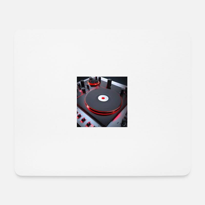 DJ - Mousepad (Querformat) - Weiß