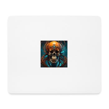 Skull Without Mercy - Discover Dark Designs - Mouse Pad (horizontal) - white - Front
