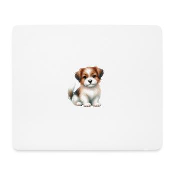 Cute dog - Mouse Pad (horizontal) - white - Front