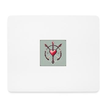 Embrace Love with Our Cozy Collection - Tapis de souris (format paysage) - blanc - Devant