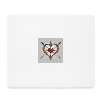 Embrace Love - Tapis de souris (format paysage) - blanc - Devant