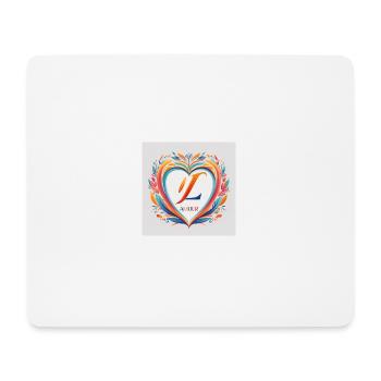Heartful Fashion: Colorful Clothing Collection - Tapis de souris (format paysage) - blanc - Devant