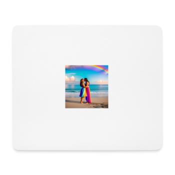 LGBTQ-Love - Mousepad (Querformat) - Weiß - Vorne