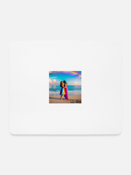 LGBTQ Love - Mouse Pad (horizontal) - white