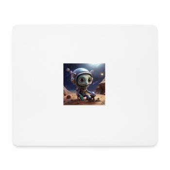 Funny Alien - Mouse Pad (horizontal) - white - Front