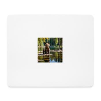 Bärensee - Mousepad (Querformat) - Weiß - Vorne