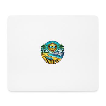 Tropical Summer Vibes - Mouse Pad (horizontal) - white - Front
