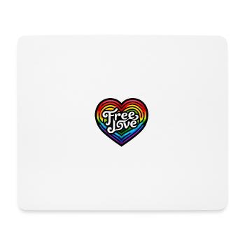 FreeLove2 - Mousepad (Querformat) - Weiß - Vorne