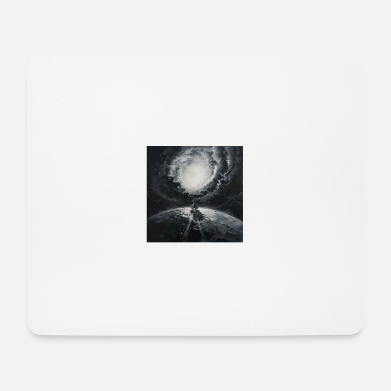 Dark Space - Mouse Pad (horizontal) - white