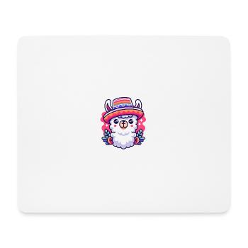 No Drama Lama - Mousepad (Querformat) - Weiß - Vorne