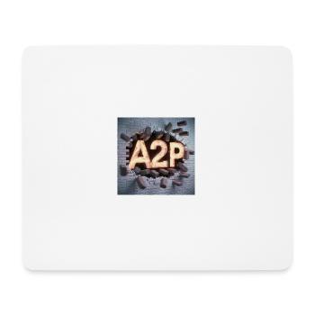 Füge 2 Positivität hinzu - Mousepad (Querformat) - Weiß - Vorne