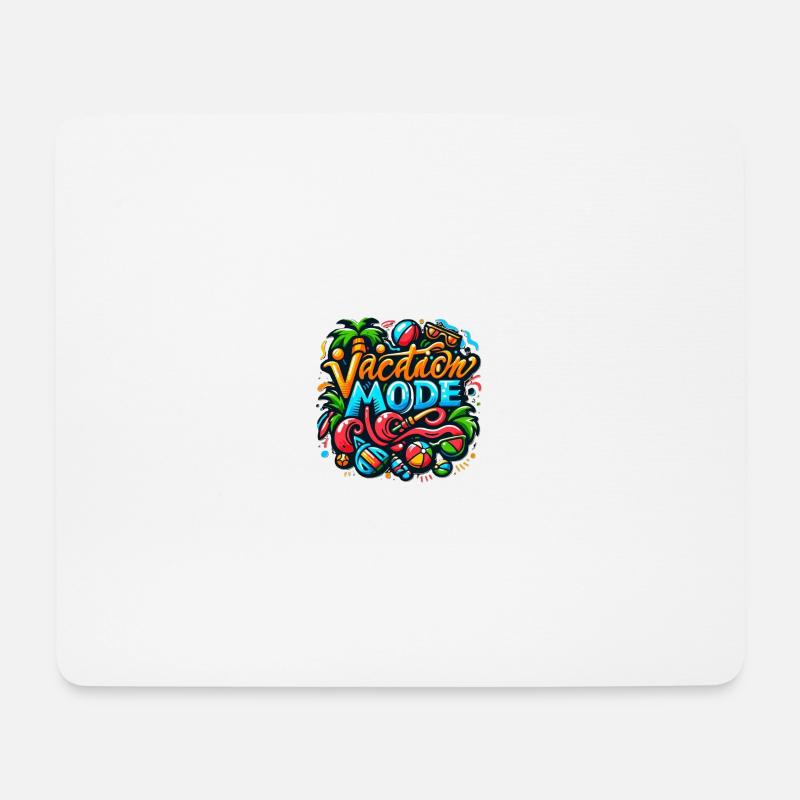 Vacation Mode - Mousepad (Querformat) - Weiß