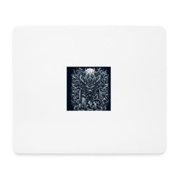 Dragon de la ville - Tapis de souris (format paysage) - blanc - Devant