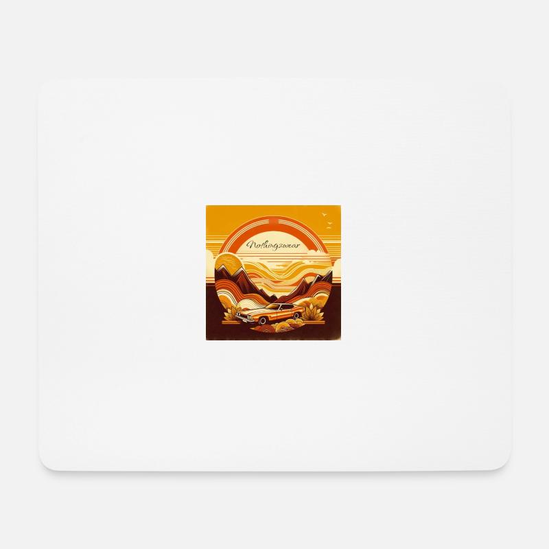70s groovy - Mouse Pad (horizontal) - white