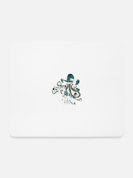 Cowboy Cthulhu - Mouse Pad (horizontal) - white