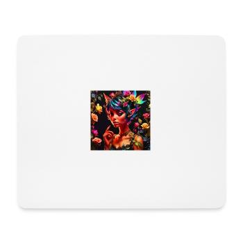 Elfe, Prinzessin, Fantasie, Geschenk, - Mousepad (Querformat) - Weiß - Vorne