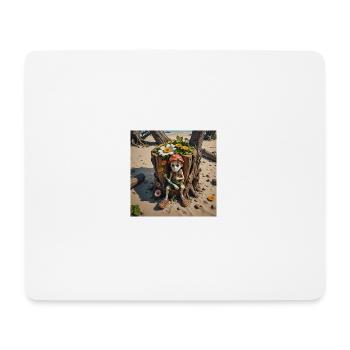 Fantasy Gnom - Mousepad (Querformat) - Weiß - Vorne