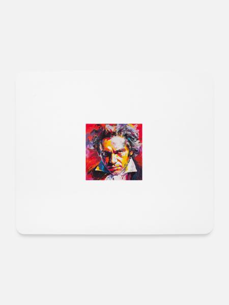 Beethoven No.1 - Mousepad (Querformat) - Weiß