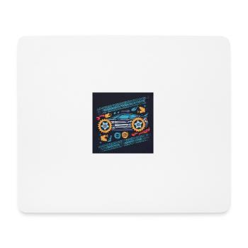 Car Signals - Mousepad (Querformat) - Weiß - Vorne