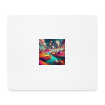 KI build - Mousepad (Querformat) - Weiß - Vorne
