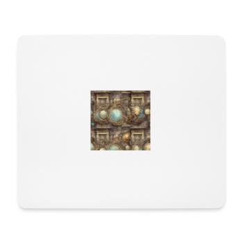 KI build - Mousepad (Querformat) - Weiß - Vorne