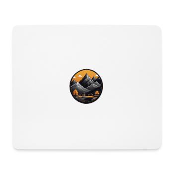 Schweizer Berge - Mousepad (Querformat) - Weiß - Vorne