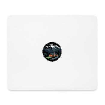Swiss Mountains - Mouse Pad (horizontal) - white - Front