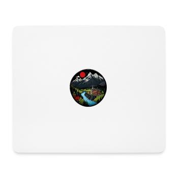 Swiss Mountains - Mouse Pad (horizontal) - white - Front