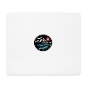 Swiss Mountains - Mouse Pad (horizontal) - white - Front