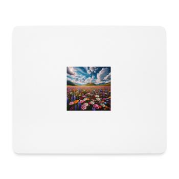 Paradis Florissant - Tapis de souris (format paysage) - blanc - Devant