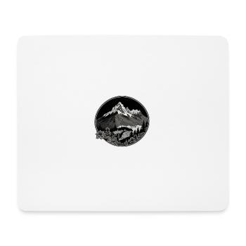 Montagnes suisses - Tapis de souris (format paysage) - blanc - Devant