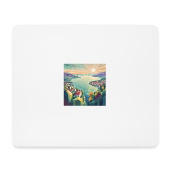 Happy Lake - Mouse Pad (horizontal) - white - Front