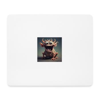Cheerful Creature - Mouse Pad (horizontal) - white - Front