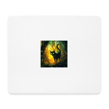 FANTASY Forest Cat 6 - Mousepad (Querformat) - Weiß - Vorne