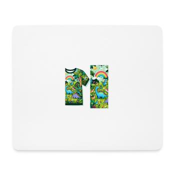 Kinder Design Set - Mousepad (Querformat) - Weiß - Vorne